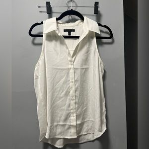 Banana Republic Collared Button Down Tank Top